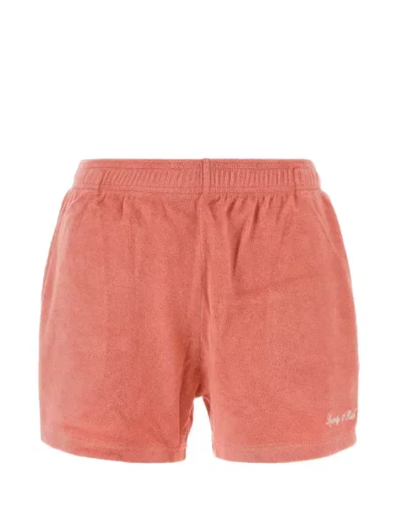 Pantaloni scurți Sporty & Rich din material terry roz
