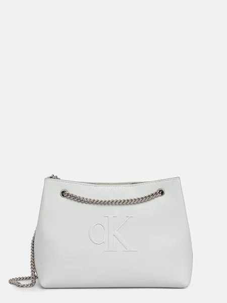 Calvin Klein Jeans torebka turkusowy biała