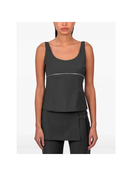 Top Paloma Wool wełniany szary