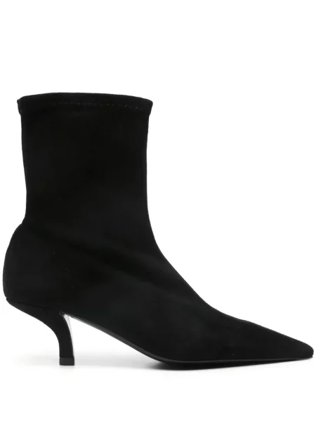 Botine Toteme din piele de căprioară negru
