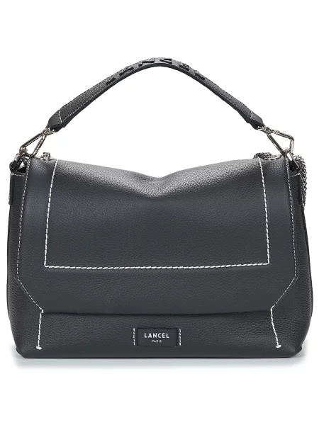 Tašky Lancel NINON SOFT DE LANCEL L FLAP BAG čierna