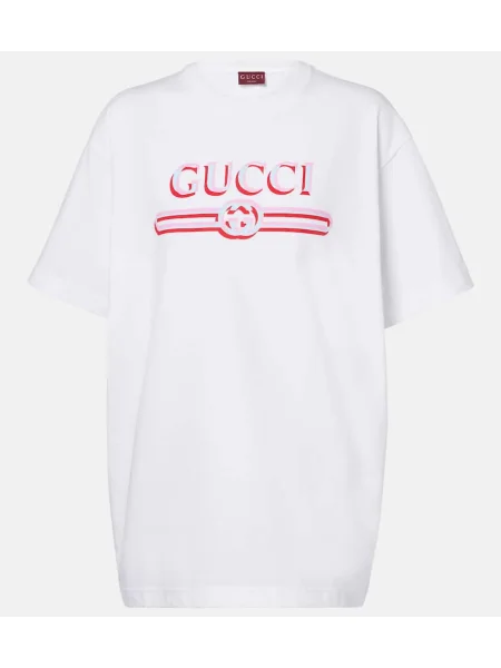 Jersey majica Gucci z avtogramom bela