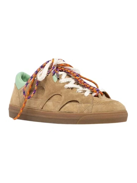 Sneakersy Santha skórzane brązowe