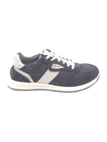 Sneakersy Igi&co skórzane niebieskie