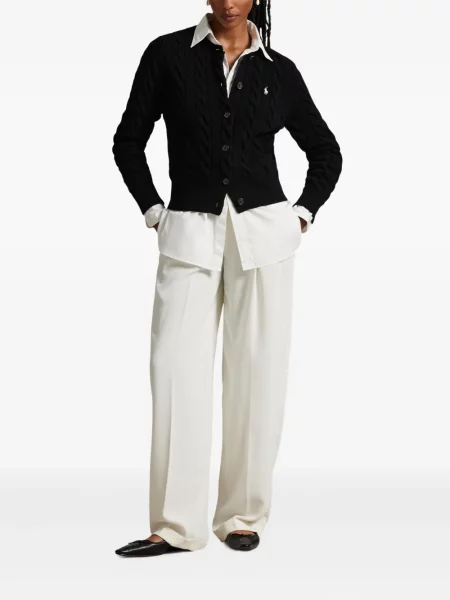 Căciulă Polo Ralph Lauren cu broderie tricotate de costum albastru