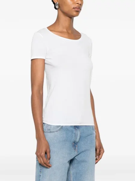 Scurt tricou Calvin Klein Collection alb