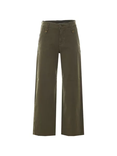 Decupat pantaloni Liu Jo verde