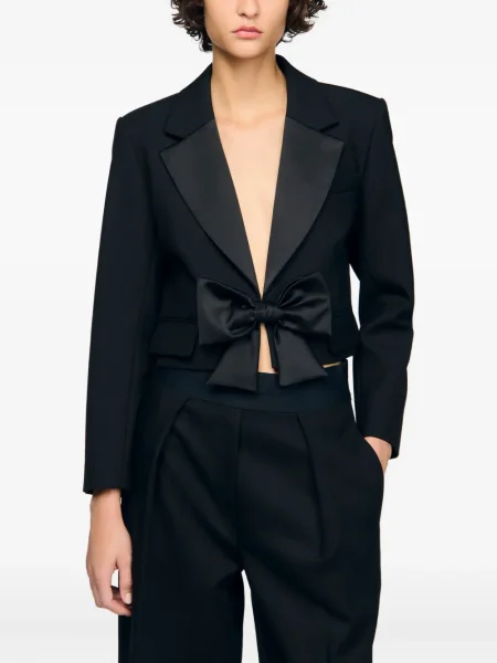 Geacă Sandro cu funde negru