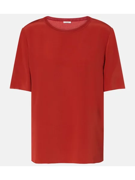 Top Joseph de mătase portocaliu