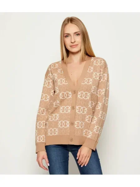 PINKO Cardigan CARDIGAN DONNA Oversize bej