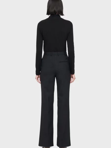 Шерстяные брюки Allsaints черные