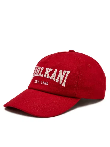 Karl Kani Șapcă KK College Signature Wool Blend Cap Roșu alb