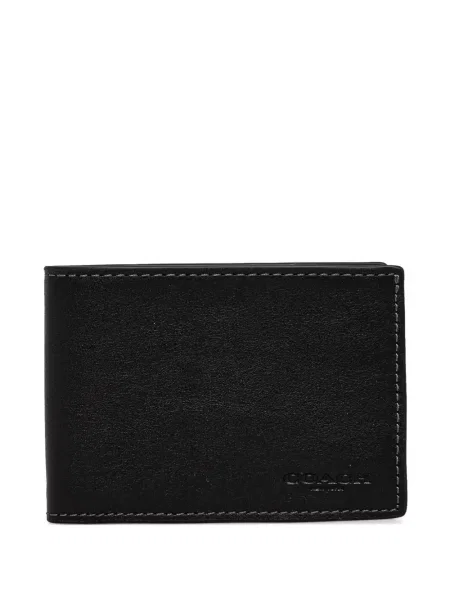 Portofel Coach din piele negru