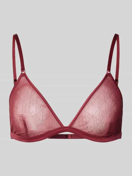 Biustonosz z wycięciem z siateczki Calvin Klein Underwear