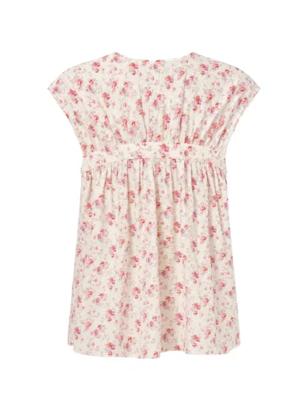 Top Kristina Ti cu model floral cu imagine cu legături