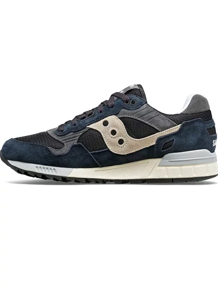 Sneakersy Saucony zamszowe niebieskie