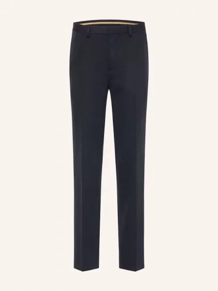Hugo Oblekové Kalhoty Hesten Extra Slim Fit dark blue modré