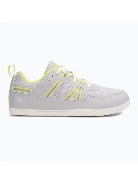 Gyerek barefoot cipők Xero Shoes Prio lunar rock/sunny lime. Méret: 34 EU szürke
