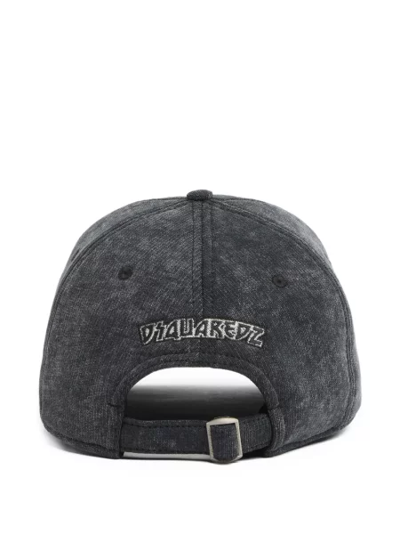Șapcă Dsquared2 cu broderie negru