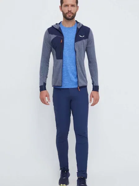 Bluza trekkingowa Salewa Puez 2 Dry Hood FZ navy granatowa