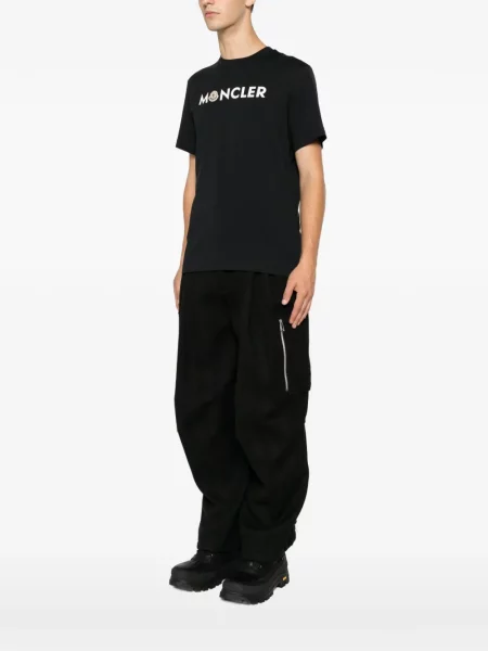 Tricou Moncler cu imagine albastru