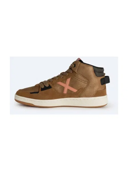 Sneakersy Munich brązowe