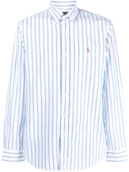 Majica Polo Ralph Lauren od brušene kože karirana s printom ružičasta