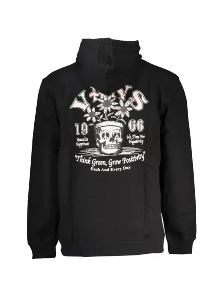 Hanorac cu glugă Vans cu model floral negru