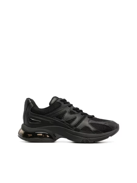 Sneakersy Michael Kors skórzane z siateczki na siłownię czarne