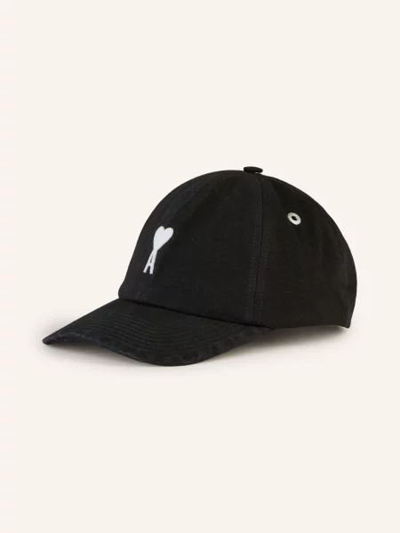Ami Paris Czapka Ami De Coeur schwarz biała