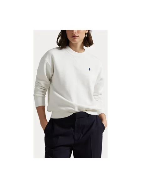 Bluza nierozpinana Polo Ralph Lauren polarowa biała