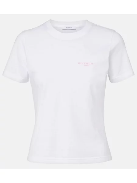Tricou Givenchy din jerseu alb