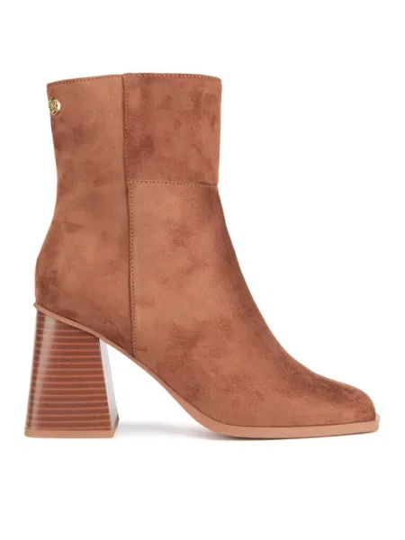 Μποτάκια Nine West καφέ