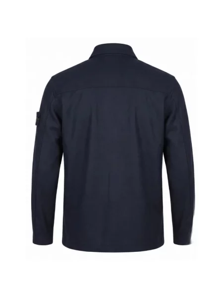 Lekka kurtka Stone Island z kamieniami niebieska