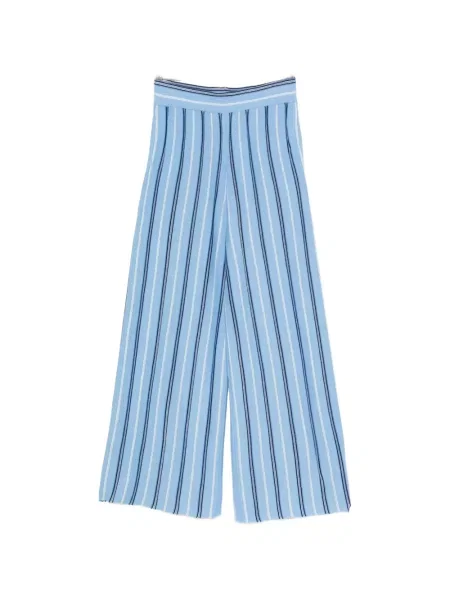 Spodnie Bompard w paski niebieskie