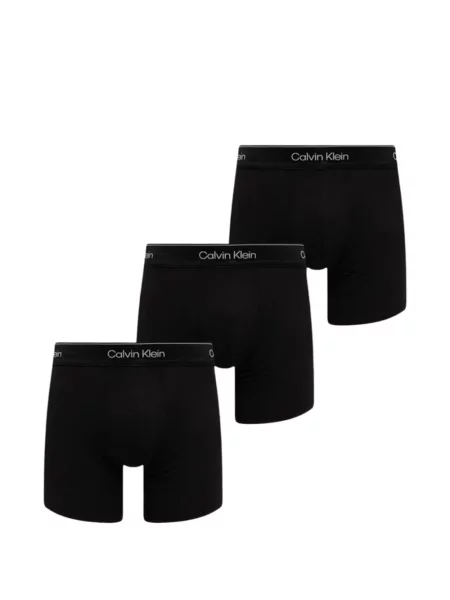 Boxeri Calvin Klein Underwear cu autograf negru