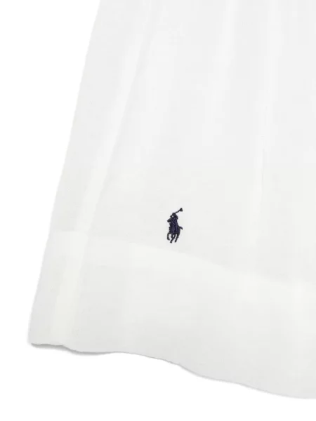 Жакардова поло тениска Polo Ralph Lauren бродирана с връзки оранжево