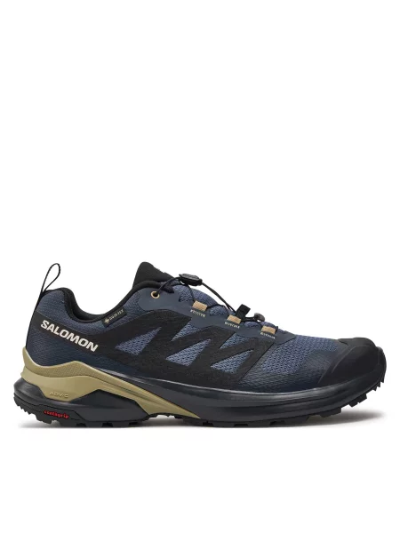 Obuća Salomon X-Adventure Gore-Tex Grisaille / Black / Slate Green crna