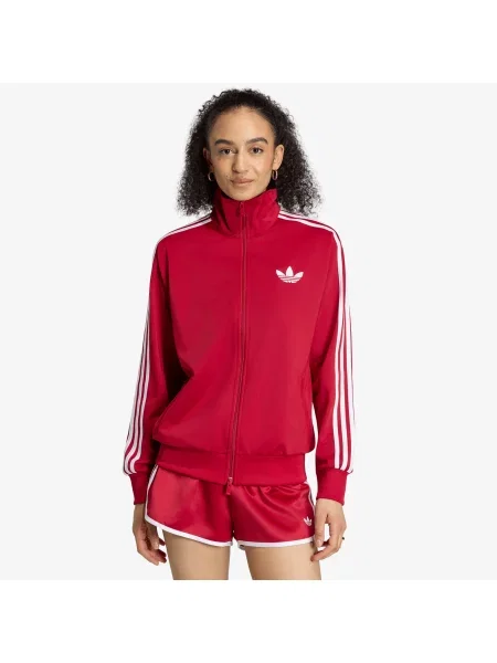Sweatshirt adidas Firebird Track Top Loose Team Victory Red/ White XL alb