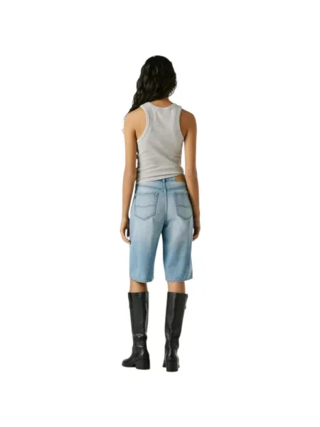 Pantaloni Pepe Jeans albastru