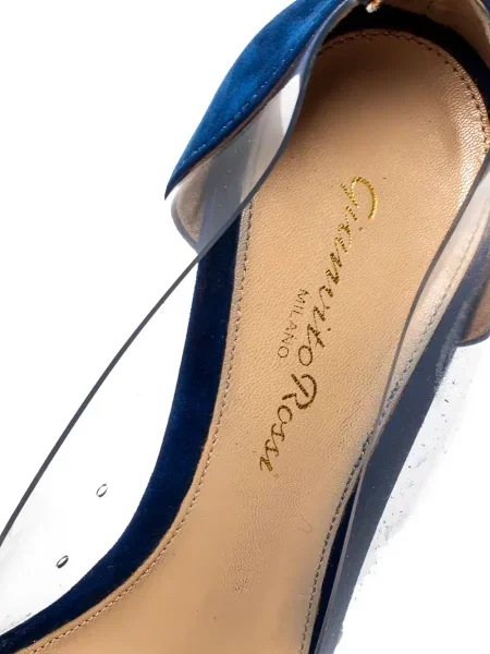 Pantofi cu toc Gianvito Rossi albastru