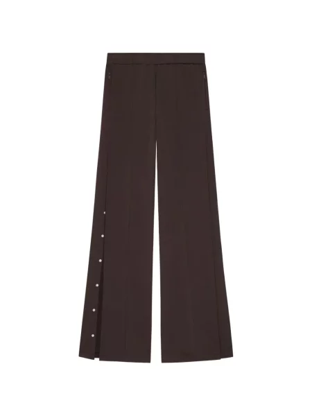 Pantaloni Courreges alergare maro