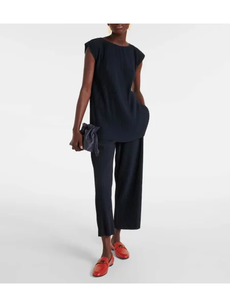 Top Max Mara plisat bej
