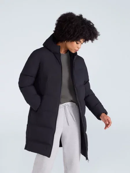 Cosi Cloud kurtka puchowa średniej długości Black czarna