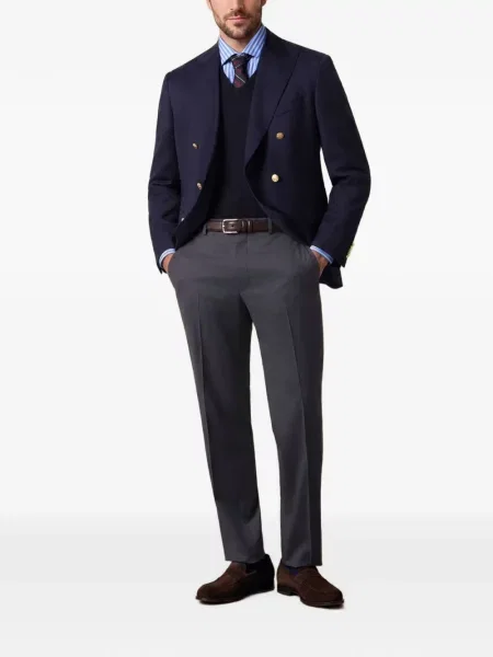 Cămașă Brooks Brothers din poplin albastru