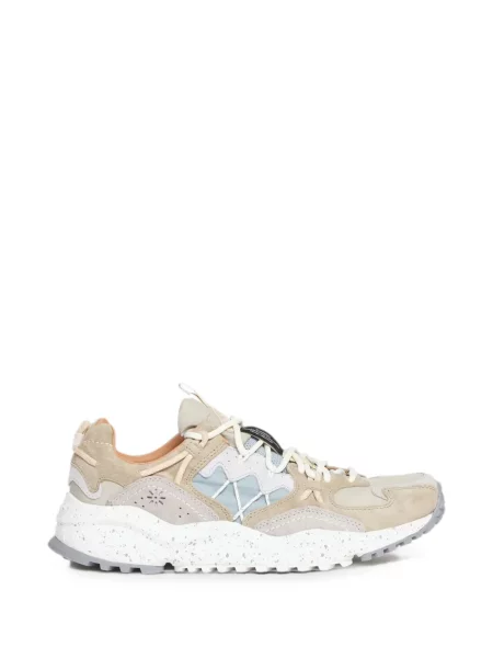 Sneakerși Flower Mountain cu șireturi cu model floral din dantelă