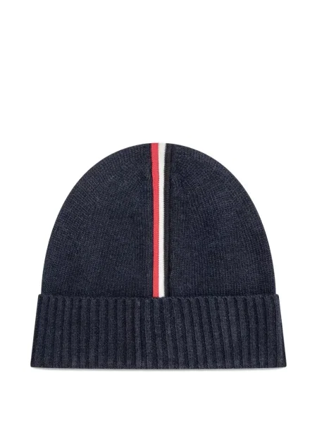 Czapka dziecięca Moncler Enfant niebieska