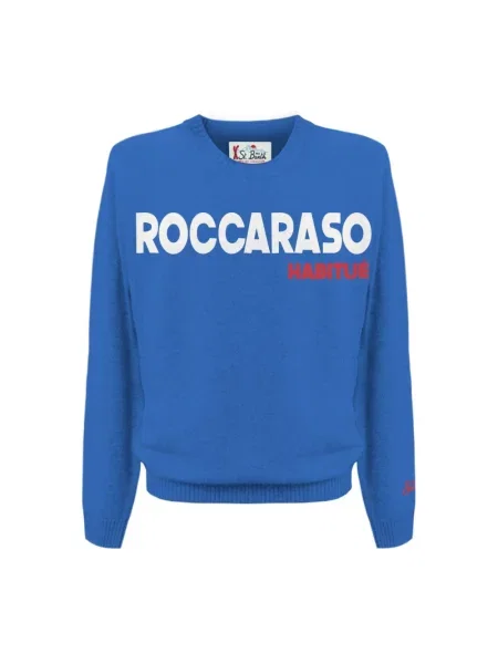 Sweter Mc2 Saint Barth niebieski