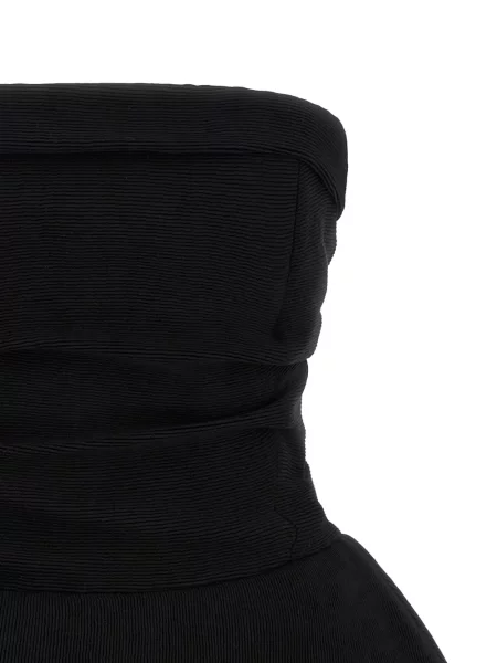 Rochie mini Magda Butrym drapată de costum negru