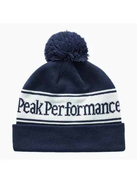 Зимна шапка Peak Performance Pow blue shadow синьо
